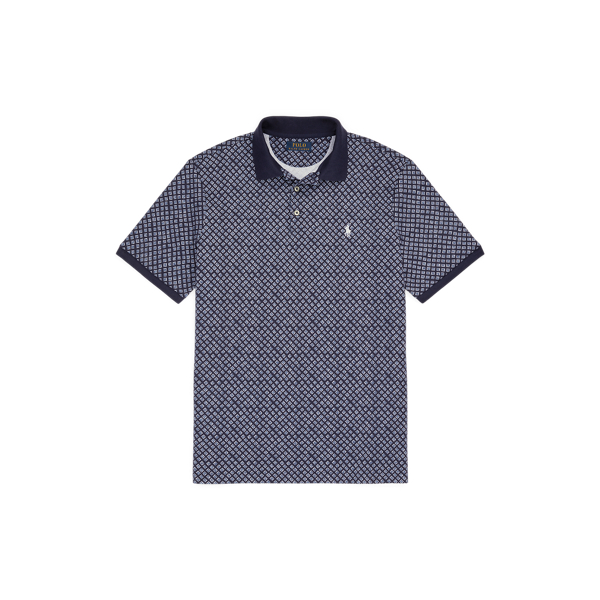 Bayberry Foulard/Navy Classic Fit Print Soft Cotton Polo Shirt Polo Ralph Lauren 2