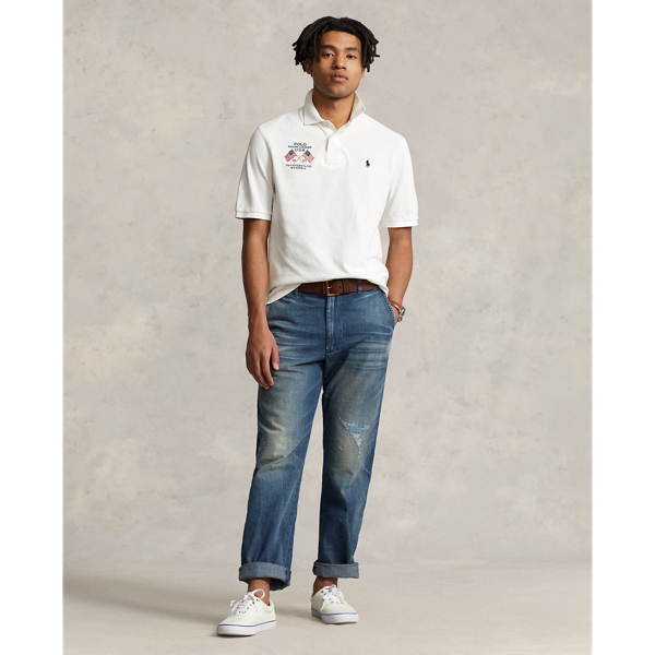 Nevis Classic Fit Flag-Embroidered Polo Shirt Polo Ralph Lauren 3