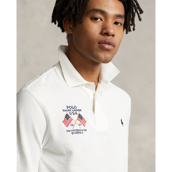 Ralph lauren custom flag polo shirts best sale