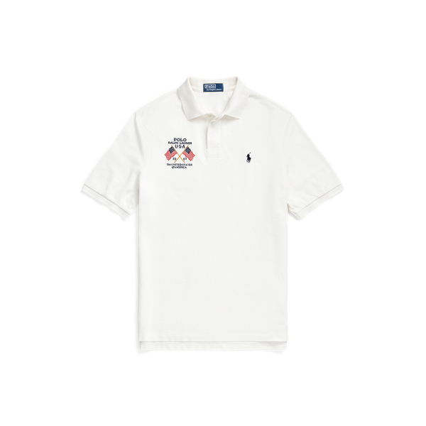 Nevis Classic Fit Flag-Embroidered Polo Shirt Polo Ralph Lauren 2