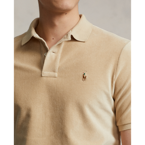 Sand Dune Classic Fit Knit Corduroy Polo Shirt Polo Ralph Lauren 6