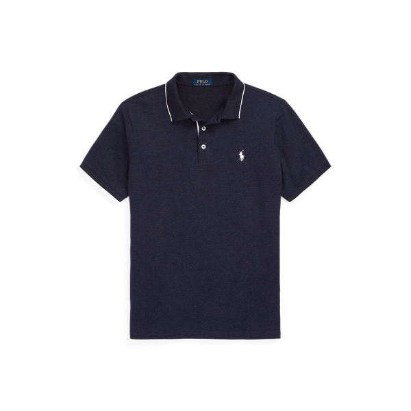Custom Slim Fit Textured Mesh Polo Shirt Polo Ralph Lauren 1