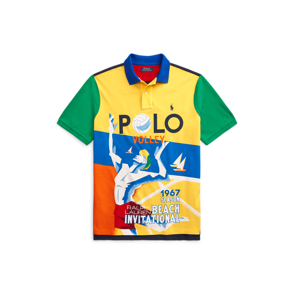 Classic Fit Mesh Graphic Polo Shirt | Ralph Lauren