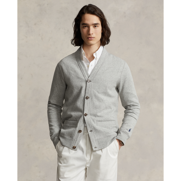 Andover Heather The RL Fleece Cardigan Polo Ralph Lauren 1