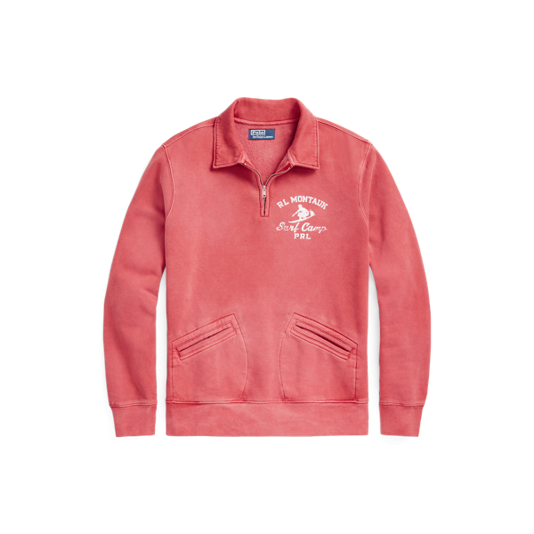 Fleece Graphic Collared Sweatshirt Polo Ralph Lauren 1