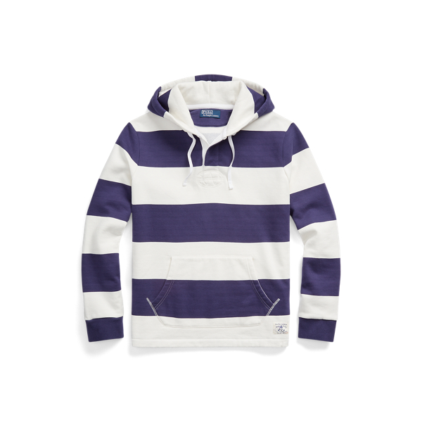 Ralph Lauren hotsell Men Stripped Fleeced Hoodie