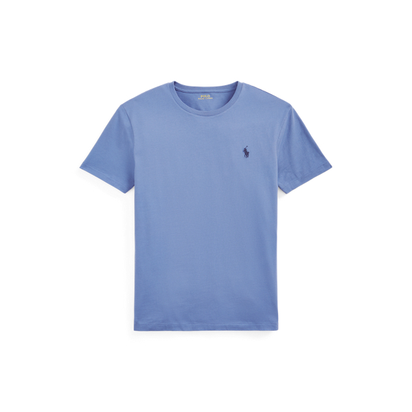 T-shirt &agrave; col rond en jersey coupe ajust&eacute;e