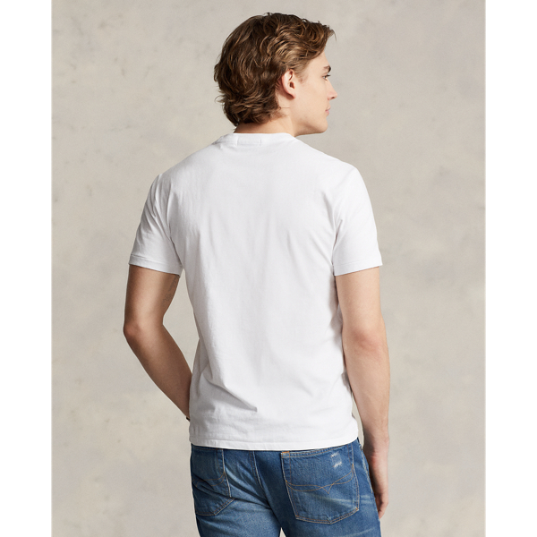 T-shirt ajust&eacute; Polo Bear en jersey Polo Ralph Lauren en Ourson r&eacute;gate blanc 5