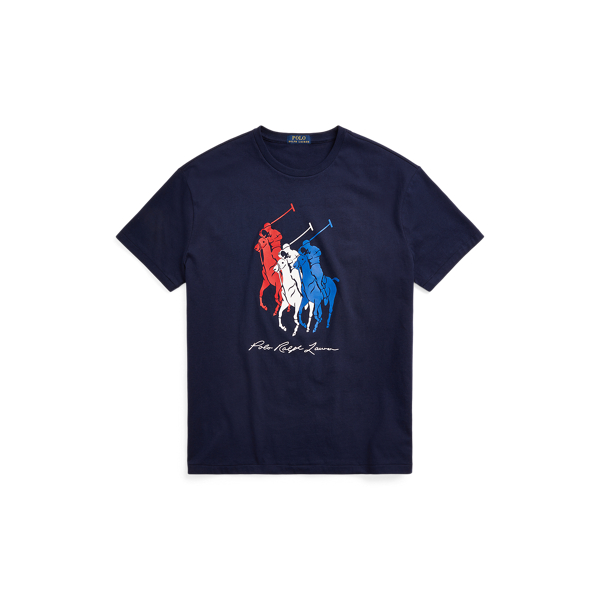 Cruise Navy Classic Fit Big Pony Jersey T-Shirt Polo Ralph Lauren 2
