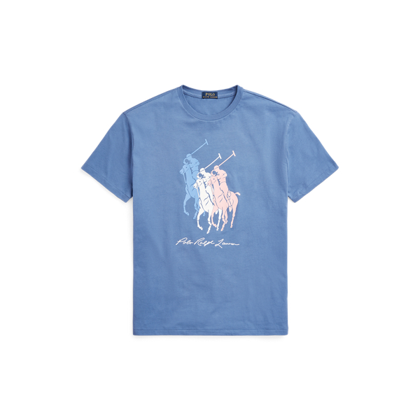 T-shirt de malha Big Pony Classic Fit Polo Ralph Lauren em 1