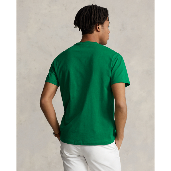 Hillside Green Classic Fit Logo Jersey T-Shirt Polo Ralph Lauren 5