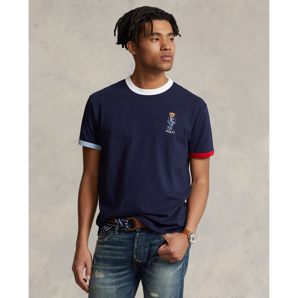 Custom Slim Fit Polo Bear Jersey T Shirt