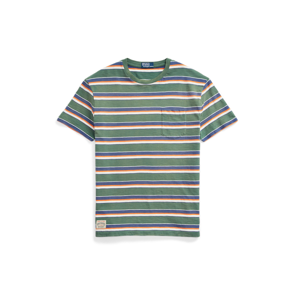 Classic Fit Striped Gauze Jersey T-Shirt Polo Ralph Lauren 1