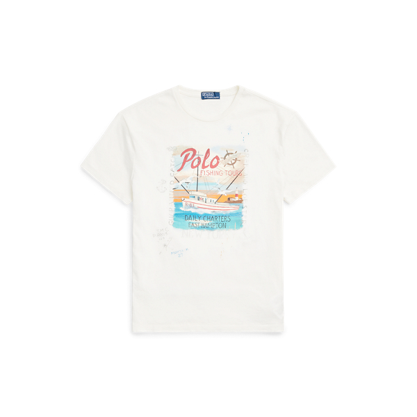 Classic Fit Jersey Graphic T-Shirt Polo Ralph Lauren 1
