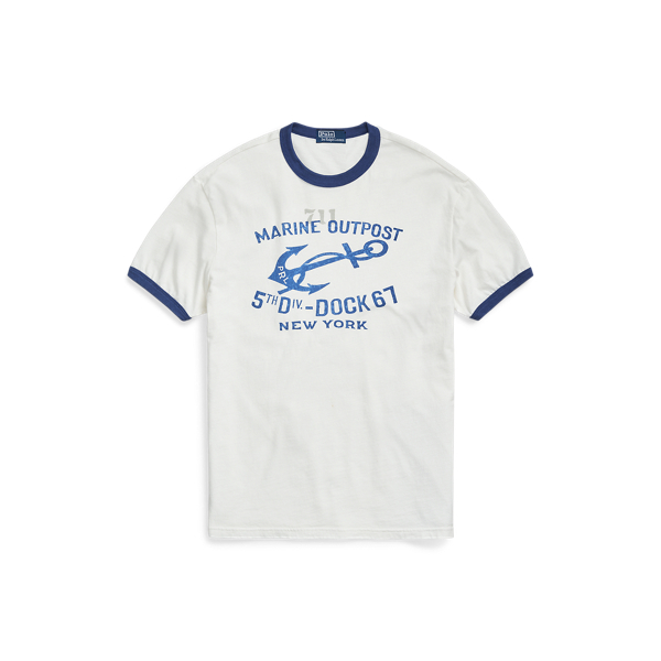 Classic Fit Jersey Graphic T-Shirt Polo Ralph Lauren 1