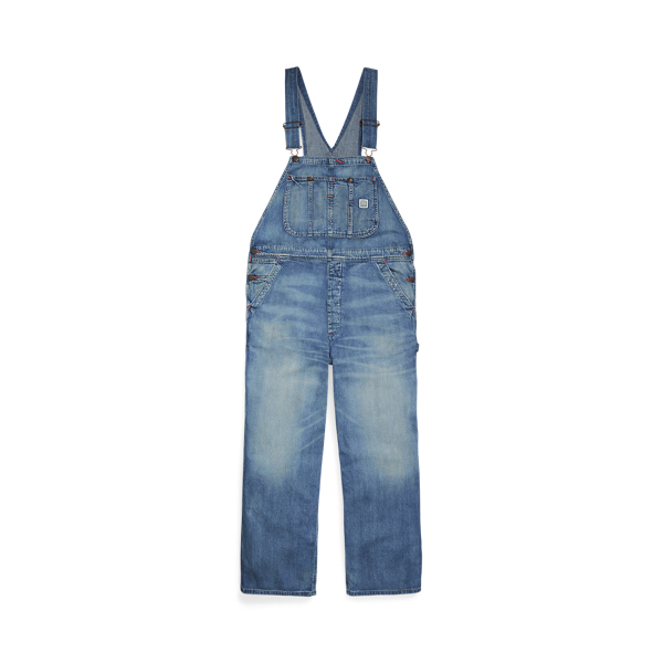 Combinaison denim d&eacute;lav&eacute;e Polo Ralph Lauren en 1