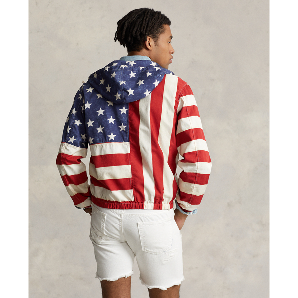 Flag-Print Hooded Jacket | Ralph Lauren