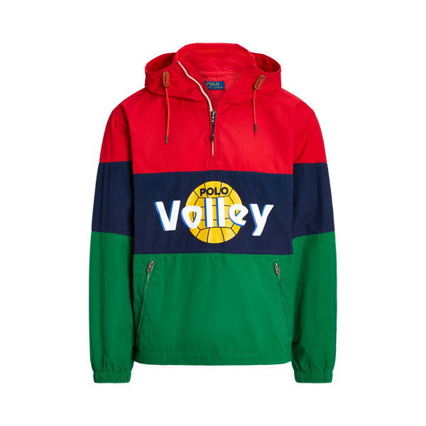 Colour-Blocked Poplin Pullover Jacket Polo Ralph Lauren 1