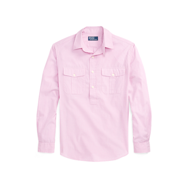 Pink Classic Fit End-on-End Popover Workshirt Polo Ralph Lauren 2