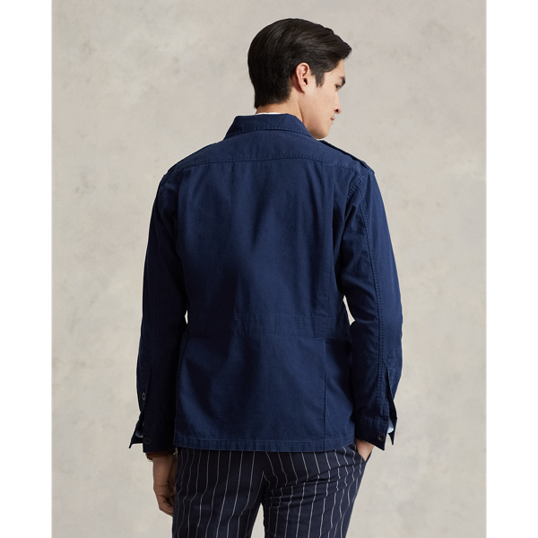 Cruise Navy Classic Fit Textured Utility Shirt Polo Ralph Lauren 5