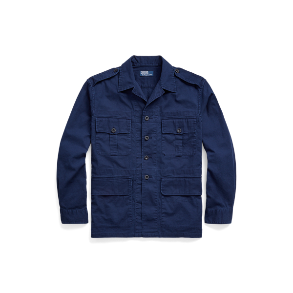 Cruise Navy Classic Fit Textured Utility Shirt Polo Ralph Lauren 2