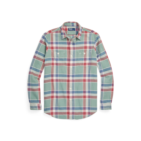 Chemise workwear classique &eacute;cossaise Polo Ralph Lauren en 1