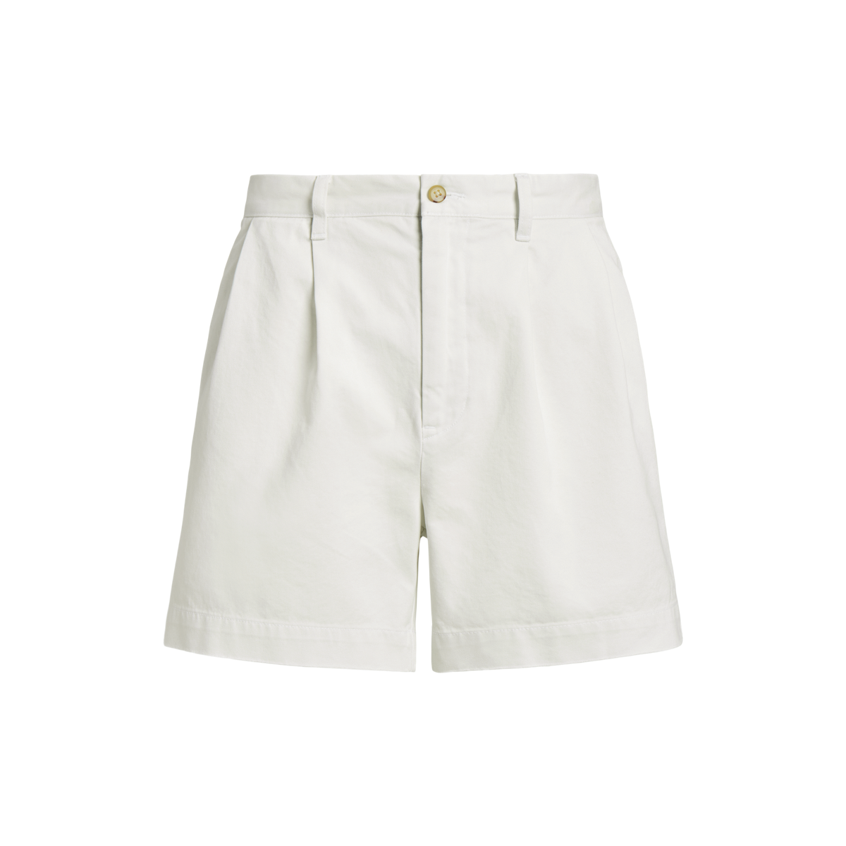 【送料&関税込】Polo Ralph Lauren Cotton Shorts With Pleats Patchwork Cotton-Blend Short