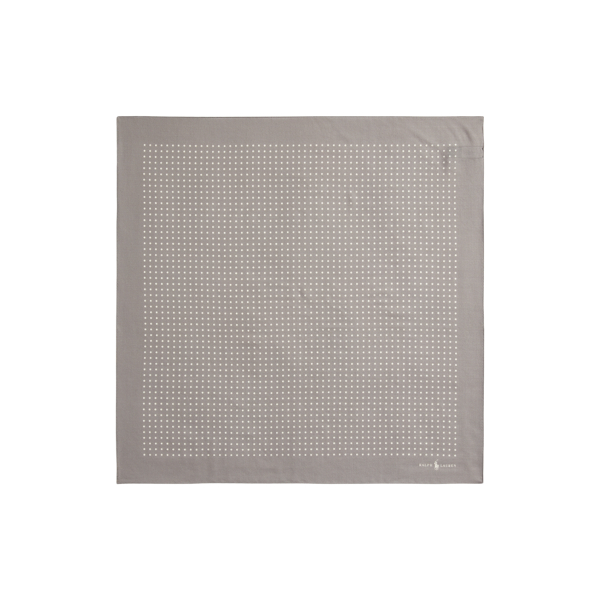 Polka-Dot Wool-Silk Bandana