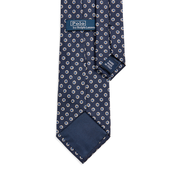 Navy Floral Silk Foulard Tie Polo Ralph Lauren 2