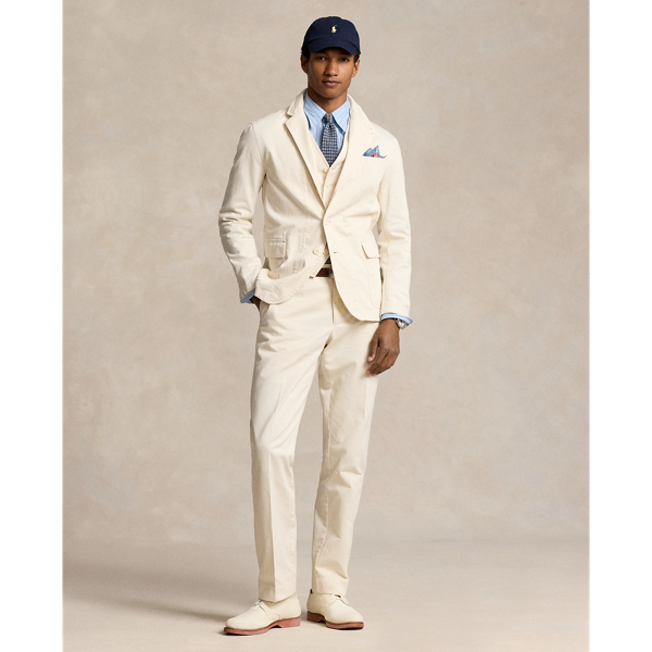 Modern Washed Twill Suit Jacket for Men Ralph Lauren UK