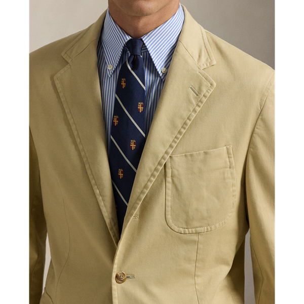 Tailored-Fit Chino-Sakko Polo Soft Polo Ralph Lauren in Sandbraun 6