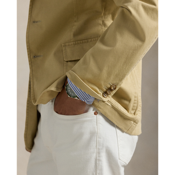 Tailored-Fit Chino-Sakko Polo Soft Polo Ralph Lauren in Sandbraun 7