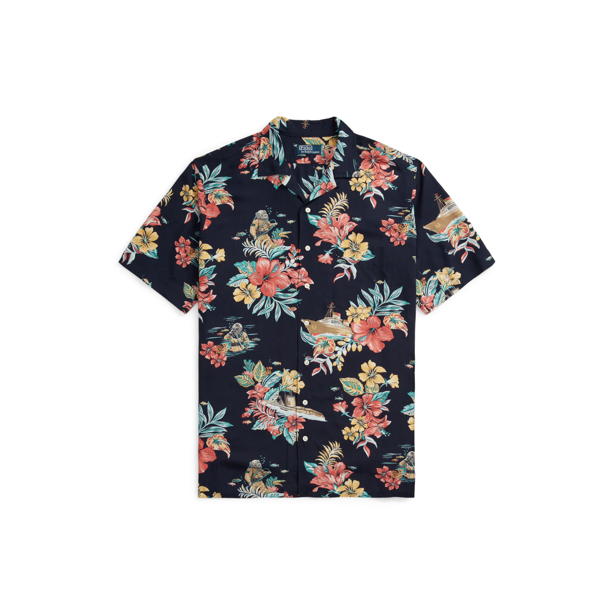 Tropical Floral Camp Shirt Ralph Lauren