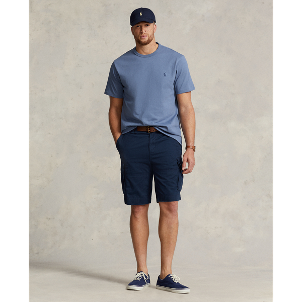 Capri Blue Heavyweight Jersey T-Shirt Big & Tall 4
