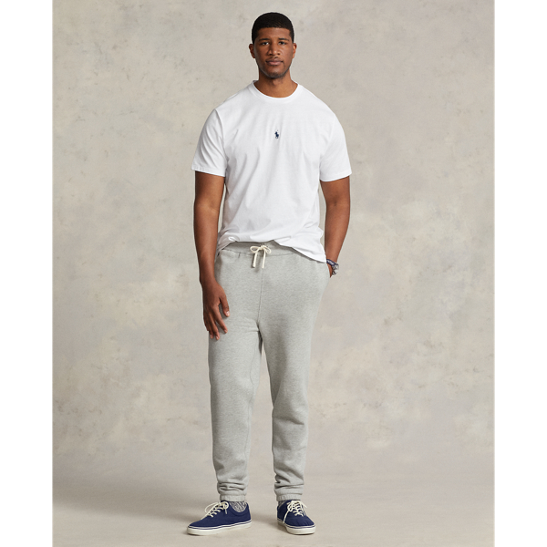 White Jersey Crewneck T-Shirt Big & Tall 4