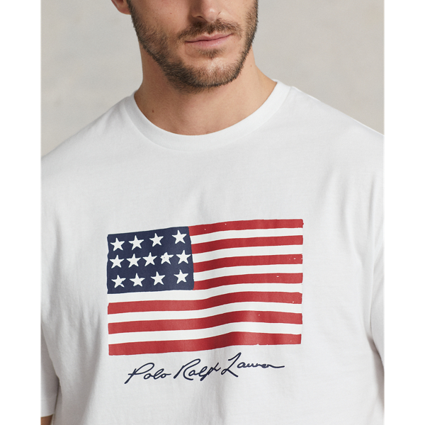 Ralph lauren flag t shirt best sale