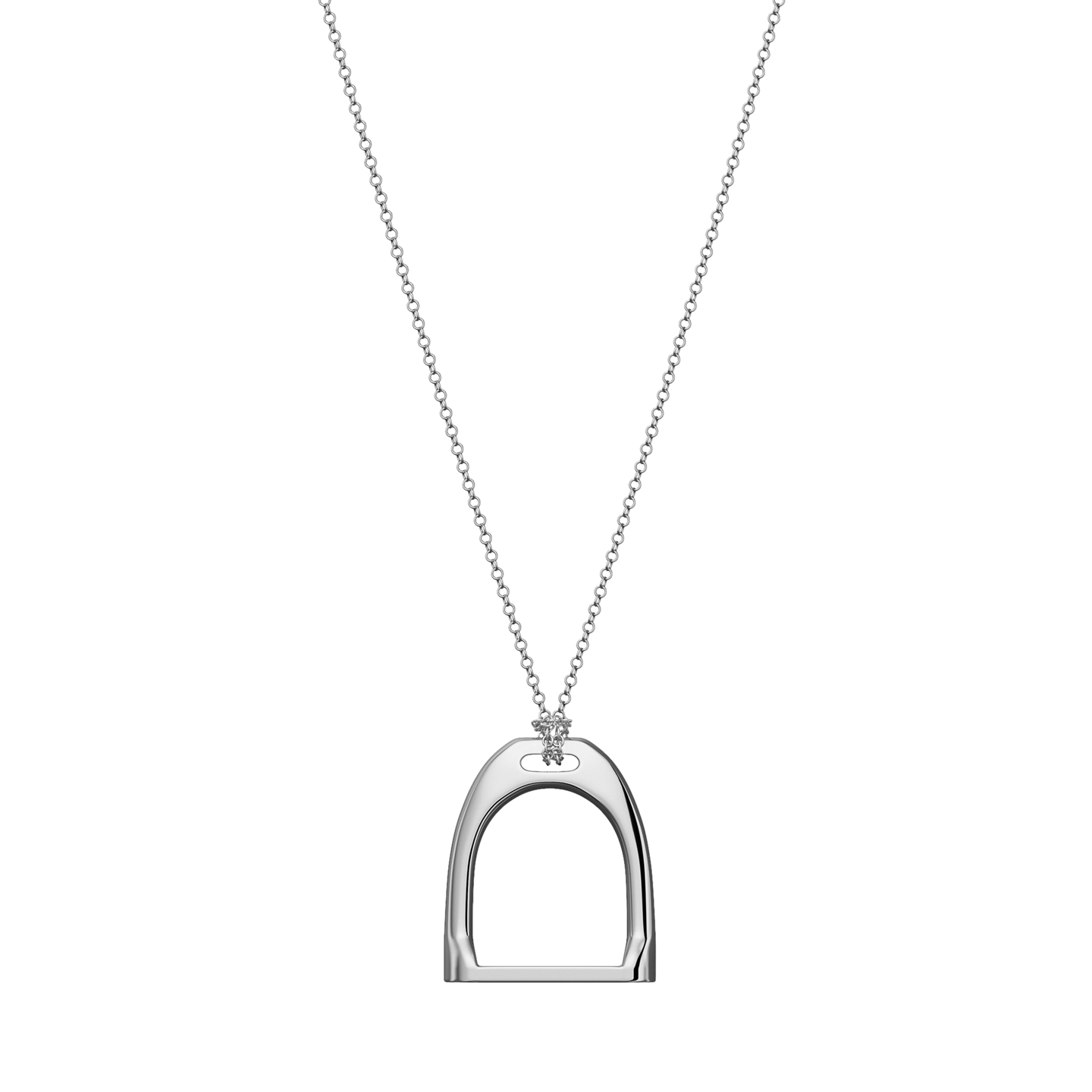 Женское колье Ralph Lauren Sterling Silver, цвет: Серый — фото 1