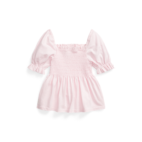 Smocked Cotton Jersey Top Girls 1.5-6.5 Years 1