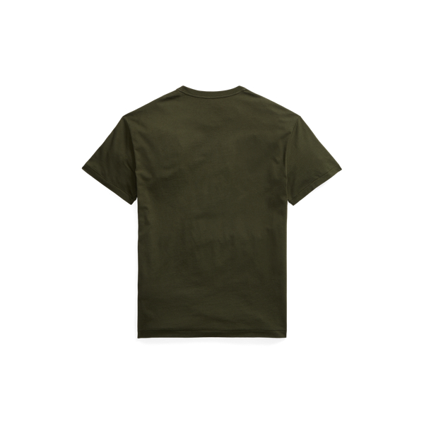 Classic-Fit Rundhals-T-Shirt aus Jersey Polo Ralph Lauren in Landsitz-Oliv 2