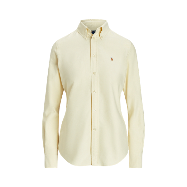 Slim fit katoenen Oxford overhemd
