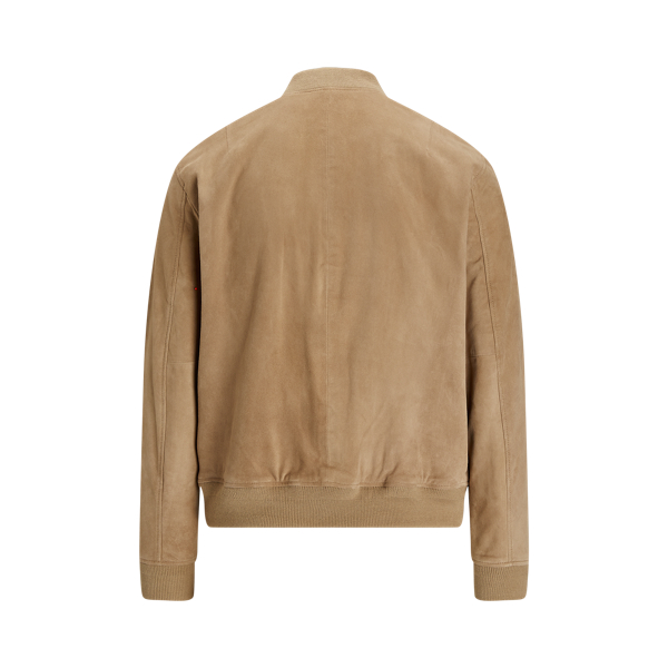 Suede Flight Jacket Polo Ralph Lauren in Desert Khaki 2