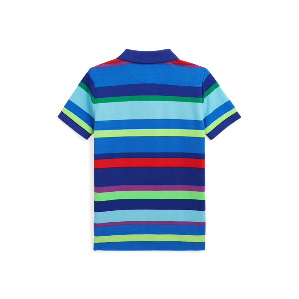 Gestreiftes&nbsp;Polo aus Baumwollpiqu&eacute; Boys 1.5-6 Years in Pazifikstreifen 2