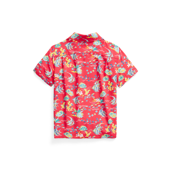 Kurzarmhemd mit Tropendruck Boys 1.5-6 Years in Korallenriff-Hawaii-Druck 2