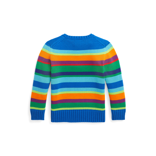 Pull en coton ray&eacute; Boys 1.5-6 Years en Rayure multi 2