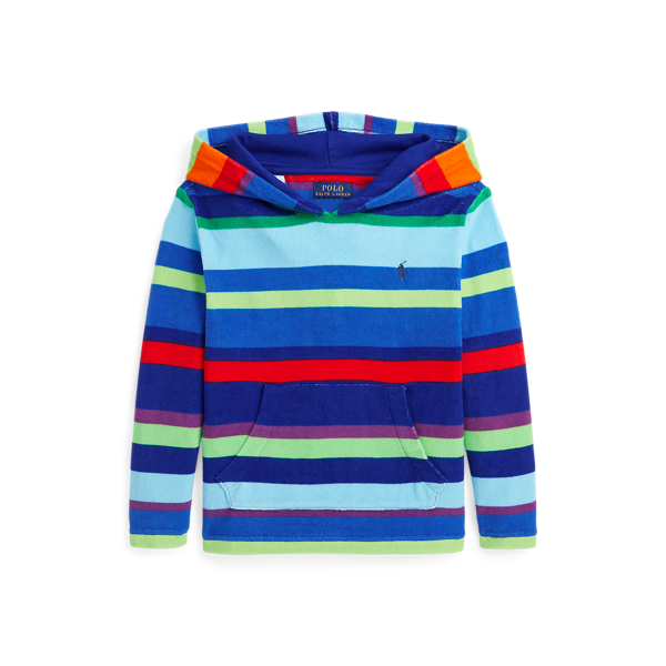 Gestreifter Kapuzenpullover aus Terry Boys 1.5-6 Years in 1