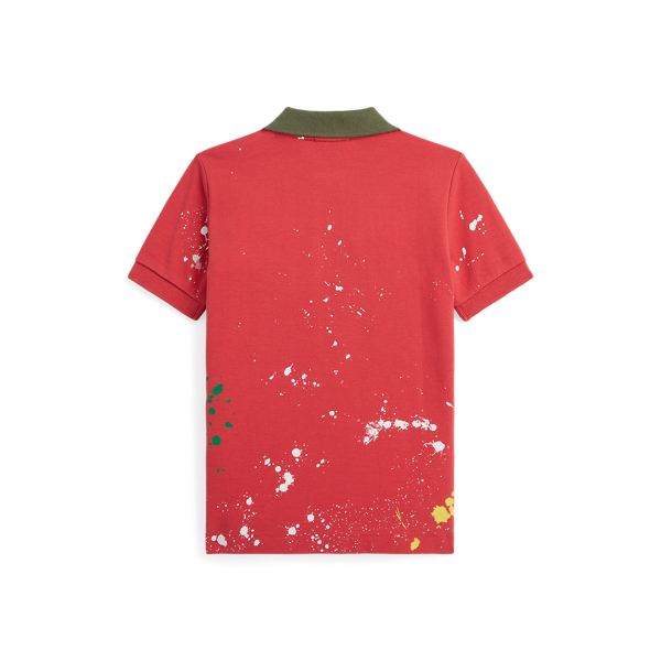 Ralph lauren paint splatter polo shirt deals