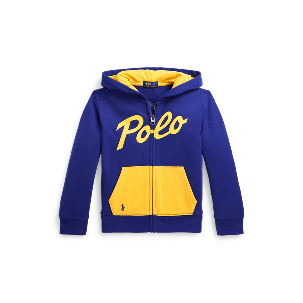 Sudadera de felpa con capucha y logotipo