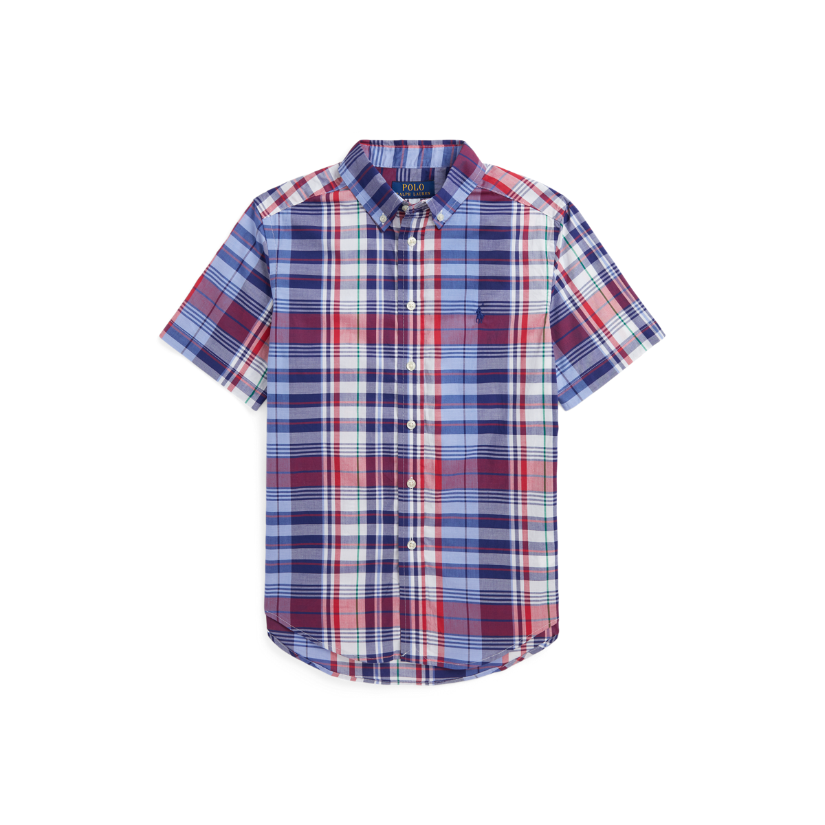 Ralph lauren short sleeve check shirt best sale