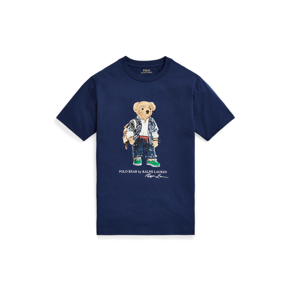 Baumwoll-T-Shirt mit Polo Bear Boys 6-14 Years in 1
