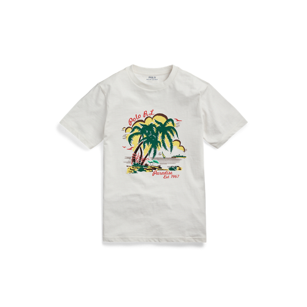 T-shirt graphique jersey de coton Boys 6-14 Years en 1